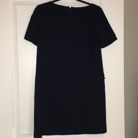 Loft short-sleeve, fringe shift dress in n… - Picture 4 of 4